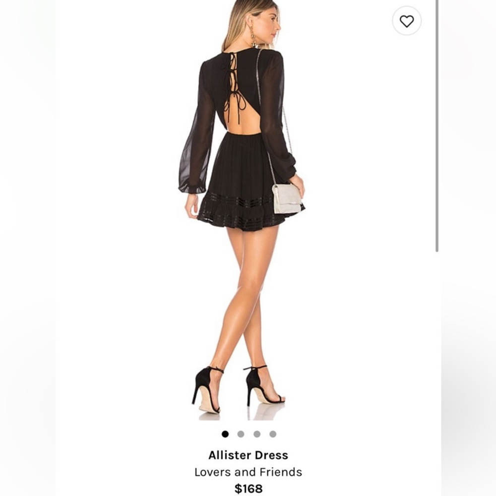 Lovers and Friends Allister Dress in black, size XS